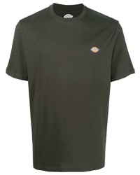 dunkelgrünes T-Shirt mit einem Rundhalsausschnitt von Dickies Construct