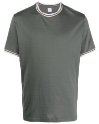 dunkelgrünes T-Shirt mit einem Rundhalsausschnitt von Eleventy