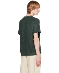 dunkelgrünes T-Shirt mit einem Rundhalsausschnitt von Howlin'