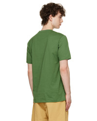 dunkelgrünes T-Shirt mit einem Rundhalsausschnitt von Paul Smith