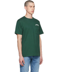 dunkelgrünes T-Shirt mit einem Rundhalsausschnitt von Cowgirl Blue Co
