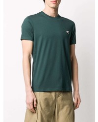 dunkelgrünes T-Shirt mit einem Rundhalsausschnitt von Karl Lagerfeld