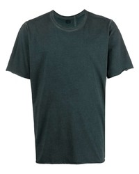 dunkelgrünes T-Shirt mit einem Rundhalsausschnitt von Isaac Sellam Experience