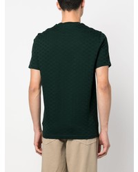 dunkelgrünes T-Shirt mit einem Rundhalsausschnitt von Emporio Armani