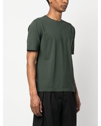 dunkelgrünes T-Shirt mit einem Rundhalsausschnitt von Kired