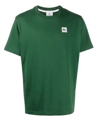 dunkelgrünes T-Shirt mit einem Rundhalsausschnitt von Lacoste