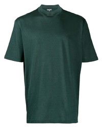 dunkelgrünes T-Shirt mit einem Rundhalsausschnitt von Lanvin