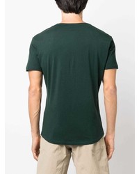 dunkelgrünes T-Shirt mit einem Rundhalsausschnitt von Orlebar Brown