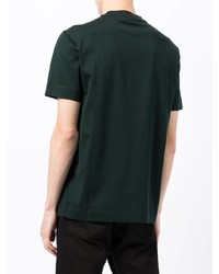 dunkelgrünes T-Shirt mit einem Rundhalsausschnitt von Emporio Armani