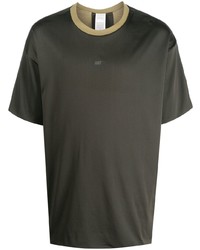 dunkelgrünes T-Shirt mit einem Rundhalsausschnitt von Nike
