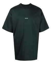 dunkelgrünes T-Shirt mit einem Rundhalsausschnitt von Oamc