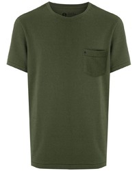 dunkelgrünes T-Shirt mit einem Rundhalsausschnitt von OSKLEN