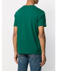 dunkelgrünes T-Shirt mit einem Rundhalsausschnitt von Majestic Filatures