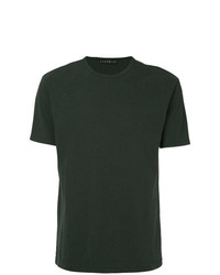 dunkelgrünes T-Shirt mit einem Rundhalsausschnitt von Roar