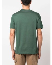 dunkelgrünes T-Shirt mit einem Rundhalsausschnitt von Paul & Shark