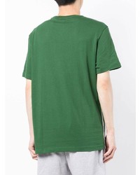 dunkelgrünes T-Shirt mit einem Rundhalsausschnitt von Lacoste