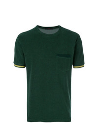dunkelgrünes T-Shirt mit einem Rundhalsausschnitt von The Gigi