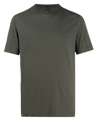 dunkelgrünes T-Shirt mit einem Rundhalsausschnitt von Transit