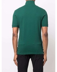 dunkelgrünes T-shirt mit einer Knopfleiste von Ron Dorff