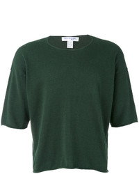 dunkelgrünes T-shirt von Comme des Garcons