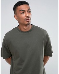 dunkelgrünes T-shirt von Asos