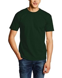 dunkelgrünes T-shirt von Fruit of the Loom