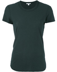 dunkelgrünes T-shirt von James Perse