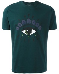 dunkelgrünes T-shirt von Kenzo