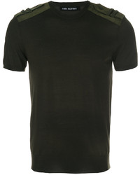 dunkelgrünes T-shirt von Neil Barrett