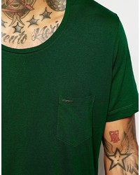 dunkelgrünes T-shirt von Diesel