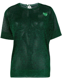 dunkelgrünes T-shirt von Zoe Karssen