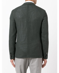 dunkelgrünes Tweed Sakko von Fendi