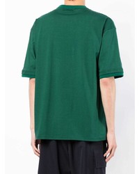 dunkelgrünes verziertes T-Shirt mit einem Rundhalsausschnitt von Ambush