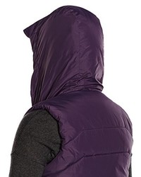 dunkellila ärmellose Jacke von Bench