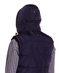 dunkellila ärmellose Jacke von Tom Tailor