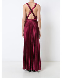 dunkellila Ballkleid von Zac Zac Posen