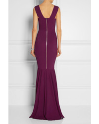 dunkellila Ballkleid von Roland Mouret