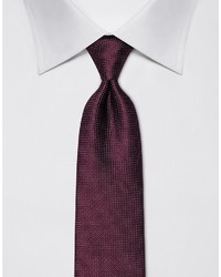 dunkellila bedruckte Krawatte von Vincenzo Boretti