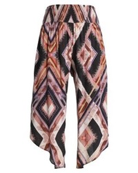 dunkellila bedruckter Hosenrock von Free People