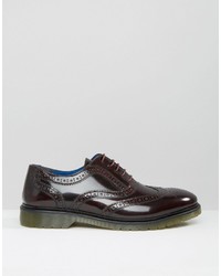 dunkellila Brogues von Red Tape