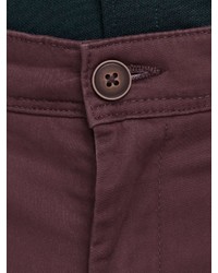 dunkellila Chinohose von Jack & Jones