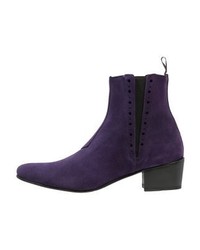 dunkellila Cowboystiefel von Jeffery West