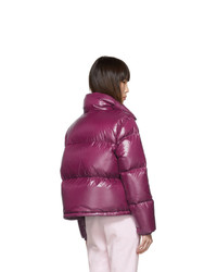 dunkellila Daunenjacke von Moncler