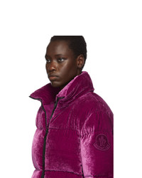 dunkellila Daunenjacke von Moncler