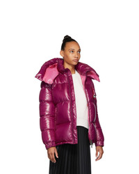 dunkellila Daunenjacke von Moncler