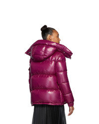 dunkellila Daunenjacke von Moncler