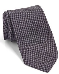 dunkellila geflochtene Krawatte