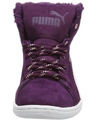 dunkellila hohe Sneakers von Puma