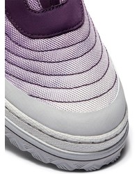 dunkellila hohe Sneakers von Converse