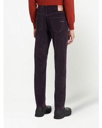 dunkellila Jeans von Zegna